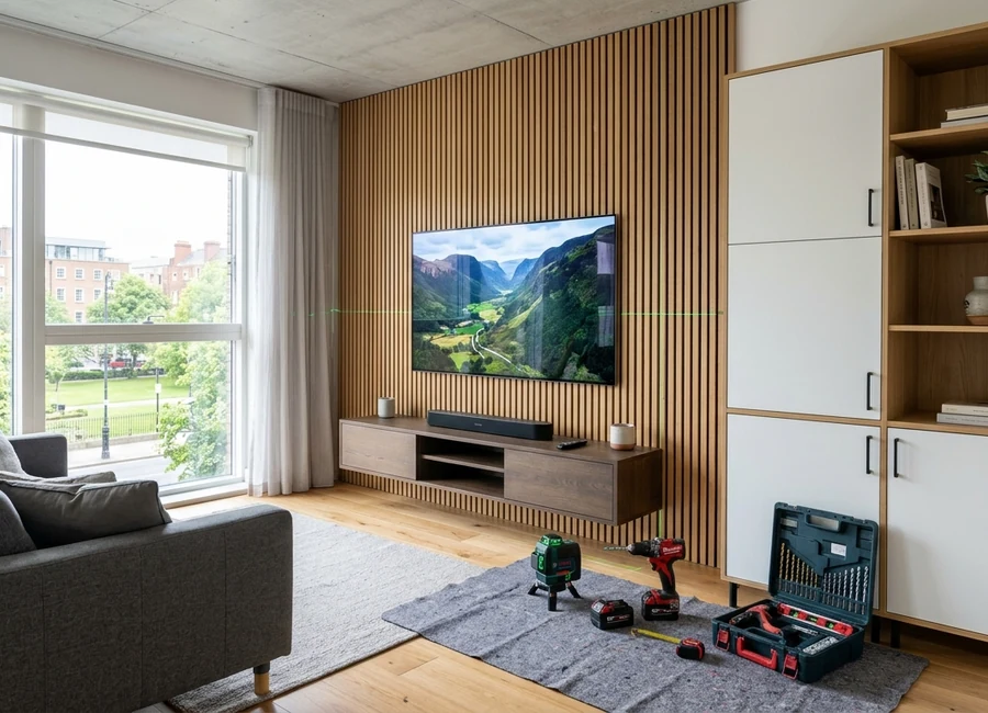 Precision TV Wall Mounting and Joinery by Steven in Dublin